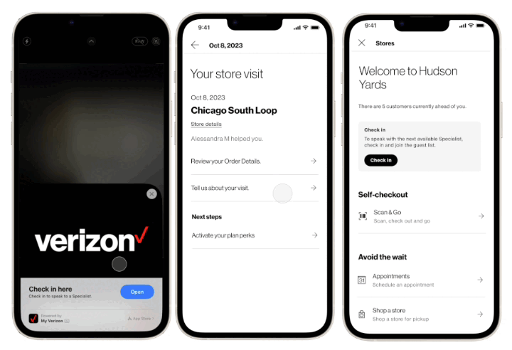 Verizon App Clips demo